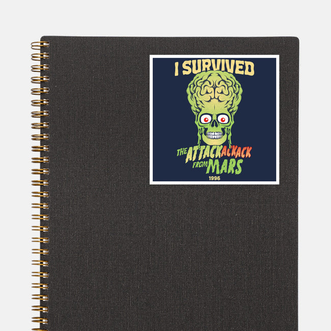 Attack Ack Ack Survivor-none glossy sticker-goodidearyan