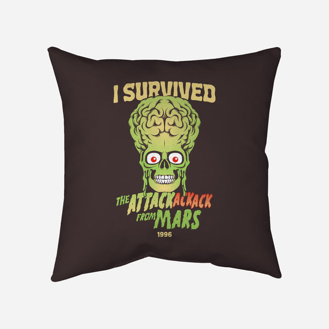 Attack Ack Ack Survivor-none removable cover w insert throw pillow-goodidearyan