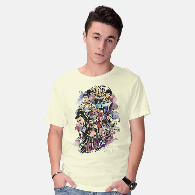 Water Arcane-mens basic tee-fanfabio