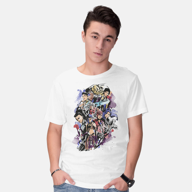 Water Arcane-mens basic tee-fanfabio