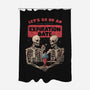 Expiration Date-none polyester shower curtain-eduely