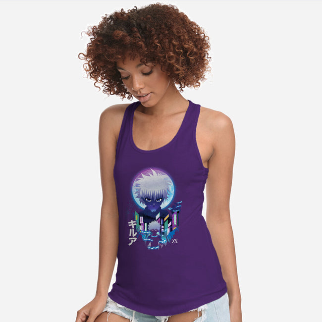 Killua Landscape-womens racerback tank-dandingeroz