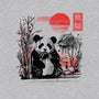 Panda Red Sun-unisex basic tee-NemiMakeit