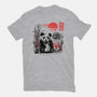 Panda Red Sun-unisex basic tee-NemiMakeit