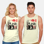 Panda Red Sun-unisex basic tank-NemiMakeit