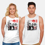 Panda Red Sun-unisex basic tank-NemiMakeit