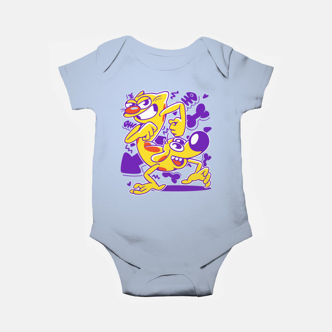 A Woof And A Purr-baby basic onesie-estudiofitas