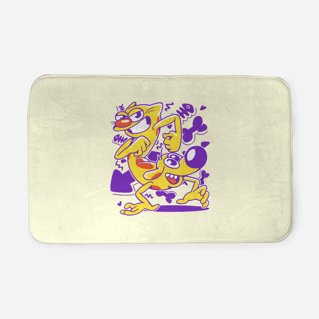 A Woof And A Purr-none memory foam bath mat-estudiofitas