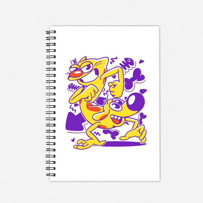 A Woof And A Purr-none dot grid notebook-estudiofitas