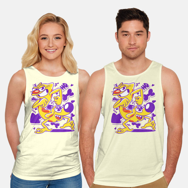 A Woof And A Purr-unisex basic tank-estudiofitas