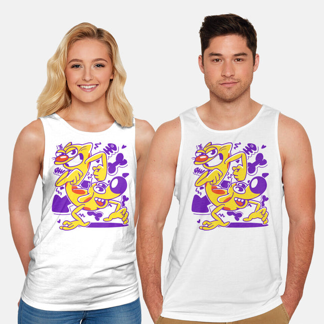 A Woof And A Purr-unisex basic tank-estudiofitas
