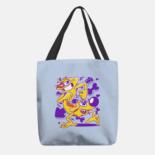 A Woof And A Purr-none basic tote-estudiofitas