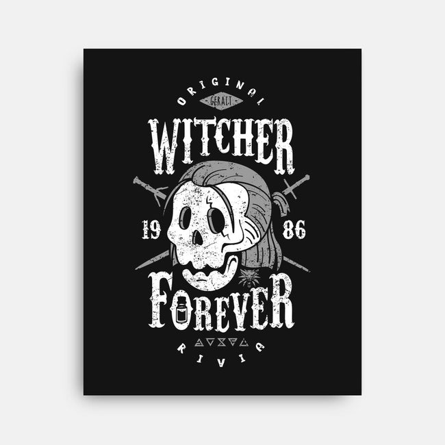 Witcher Forever-none stretched canvas-Olipop
