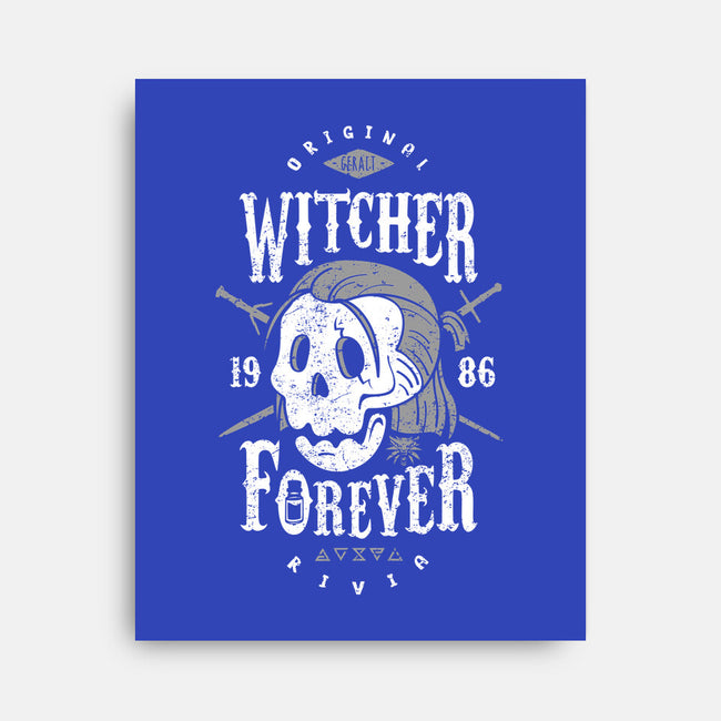 Witcher Forever-none stretched canvas-Olipop