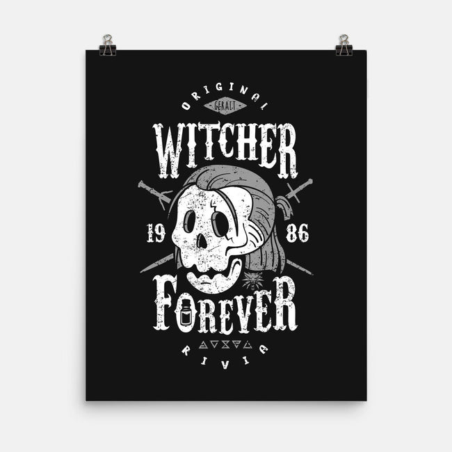 Witcher Forever-none matte poster-Olipop