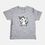 The Dabbing Unicorn-baby basic tee-tobefonseca