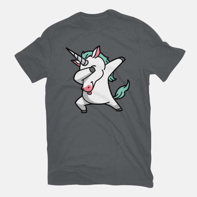 The Dabbing Unicorn-womens basic tee-tobefonseca