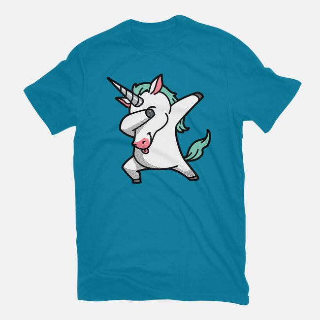 The Dabbing Unicorn-mens basic tee-tobefonseca