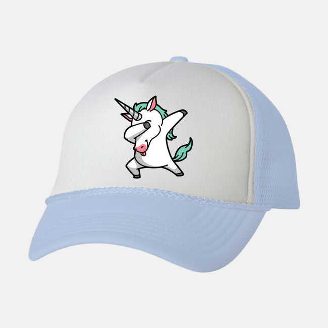 The Dabbing Unicorn-unisex trucker hat-tobefonseca