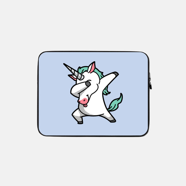 The Dabbing Unicorn-none zippered laptop sleeve-tobefonseca