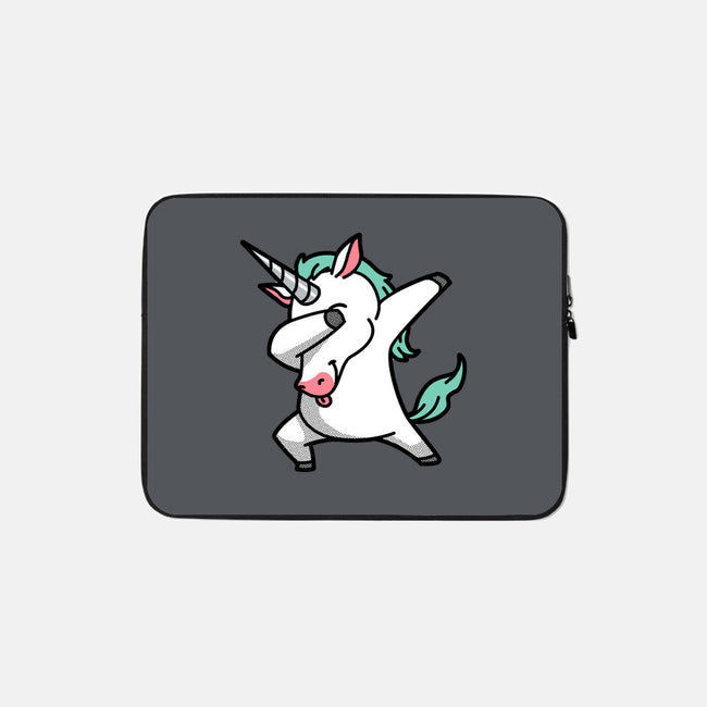 The Dabbing Unicorn-none zippered laptop sleeve-tobefonseca