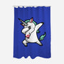 The Dabbing Unicorn-none polyester shower curtain-tobefonseca