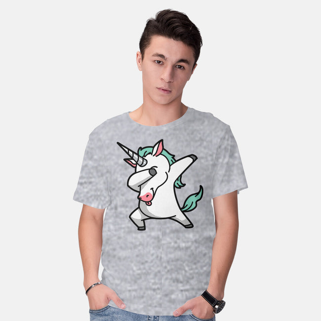 The Dabbing Unicorn-mens basic tee-tobefonseca