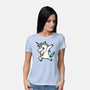 The Dabbing Unicorn-womens basic tee-tobefonseca