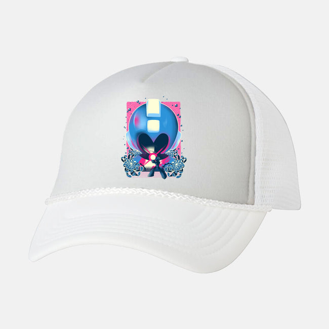 Megaman Memories-unisex trucker hat-hypertwenty