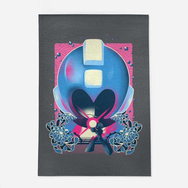 Megaman Memories-none outdoor rug-hypertwenty