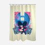 Megaman Memories-none polyester shower curtain-hypertwenty