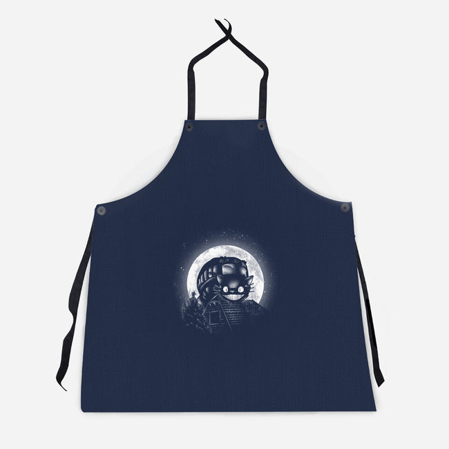 Moonlight Cat-unisex kitchen apron-fanfreak1