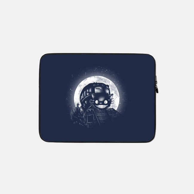 Moonlight Cat-none zippered laptop sleeve-fanfreak1