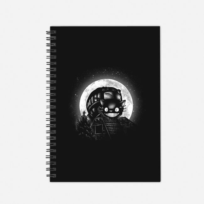 Moonlight Cat-none dot grid notebook-fanfreak1