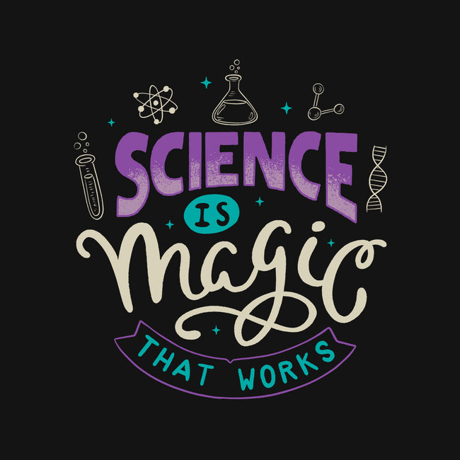 Science Is Magic That Works-womens fitted tee-tobefonseca