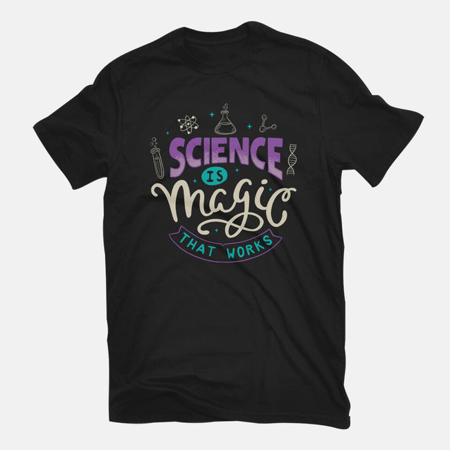 Science Is Magic That Works-womens basic tee-tobefonseca