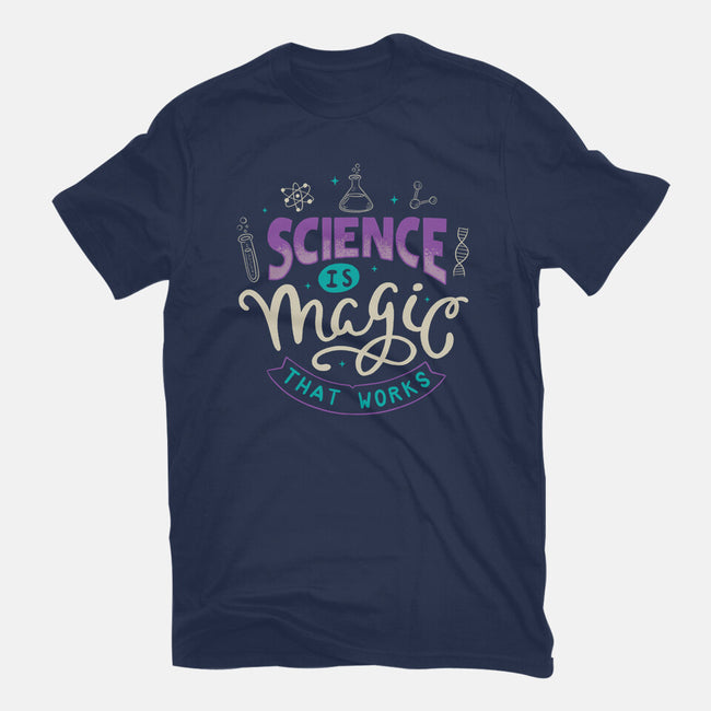 Science Is Magic That Works-womens basic tee-tobefonseca
