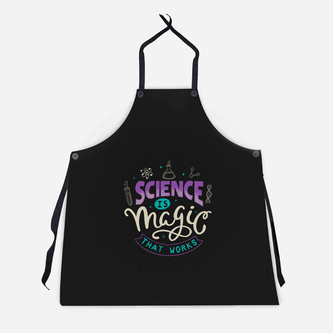 Science Is Magic That Works-unisex kitchen apron-tobefonseca