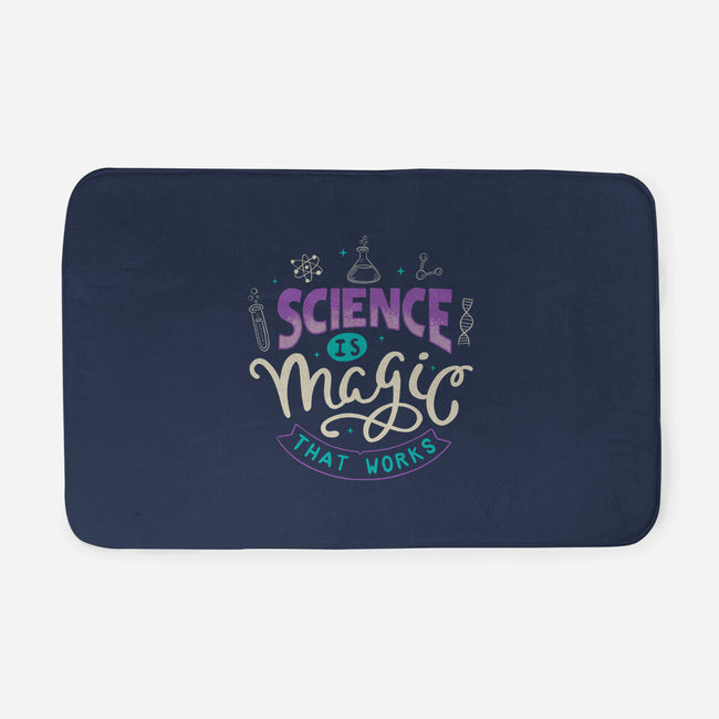 Science Is Magic That Works-none memory foam bath mat-tobefonseca