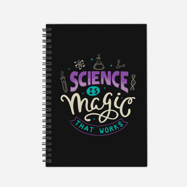 Science Is Magic That Works-none dot grid notebook-tobefonseca