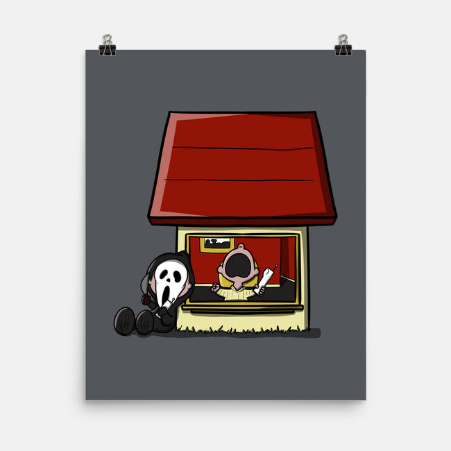 Screamnuts-none matte poster-Claudia