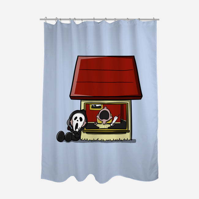 Screamnuts-none polyester shower curtain-Claudia