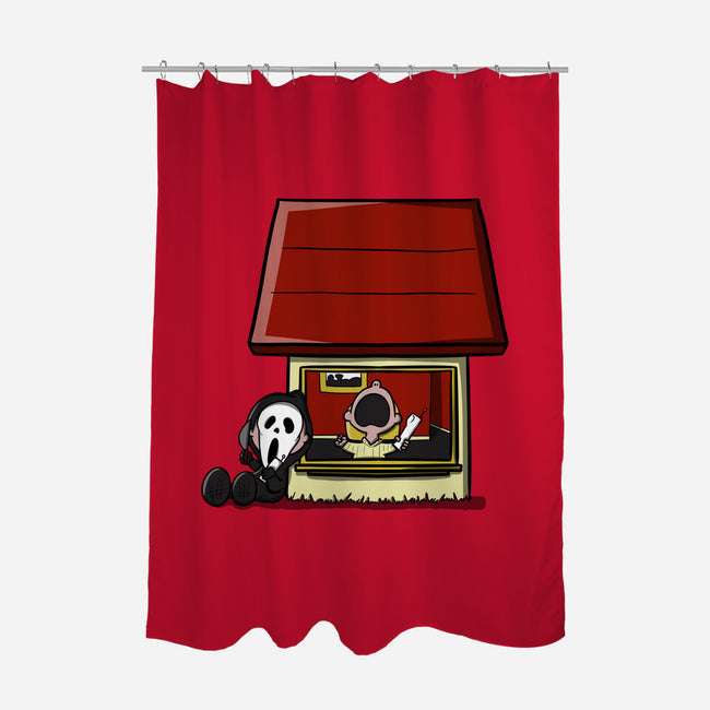 Screamnuts-none polyester shower curtain-Claudia