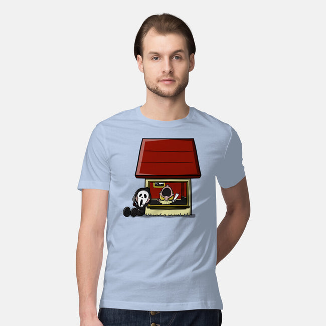 Screamnuts-mens premium tee-Claudia
