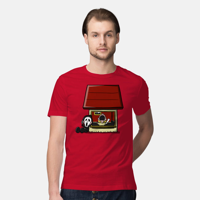 Screamnuts-mens premium tee-Claudia