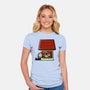 Screamnuts-womens fitted tee-Claudia