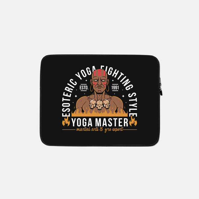 Indian Yoga Master-none zippered laptop sleeve-Alundrart