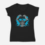 Dark Franky-womens v-neck tee-xMorfina