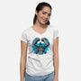 Dark Franky-womens v-neck tee-xMorfina
