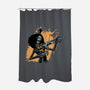 Dark Brook-none polyester shower curtain-xMorfina